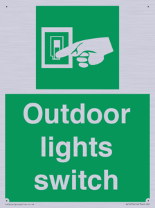 Outdoor lights switch